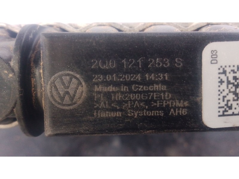 Recambio de radiador agua para skoda kamiq (nw4) 1.0 tsi referencia OEM IAM   