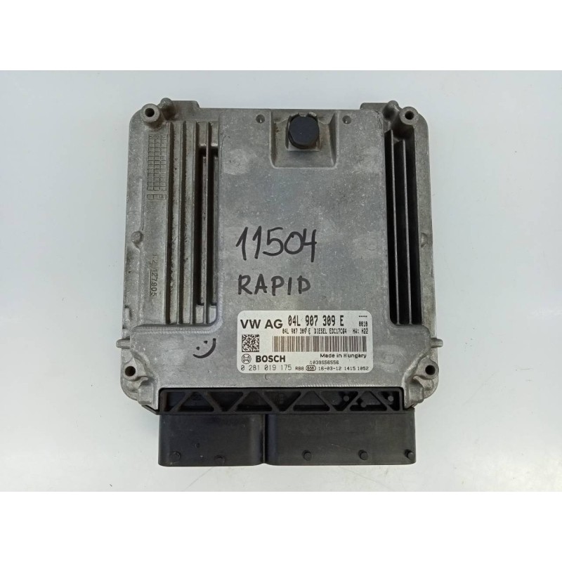 Recambio de centralita motor uce para skoda rapid active referencia OEM IAM 04L907309E 0281019175 