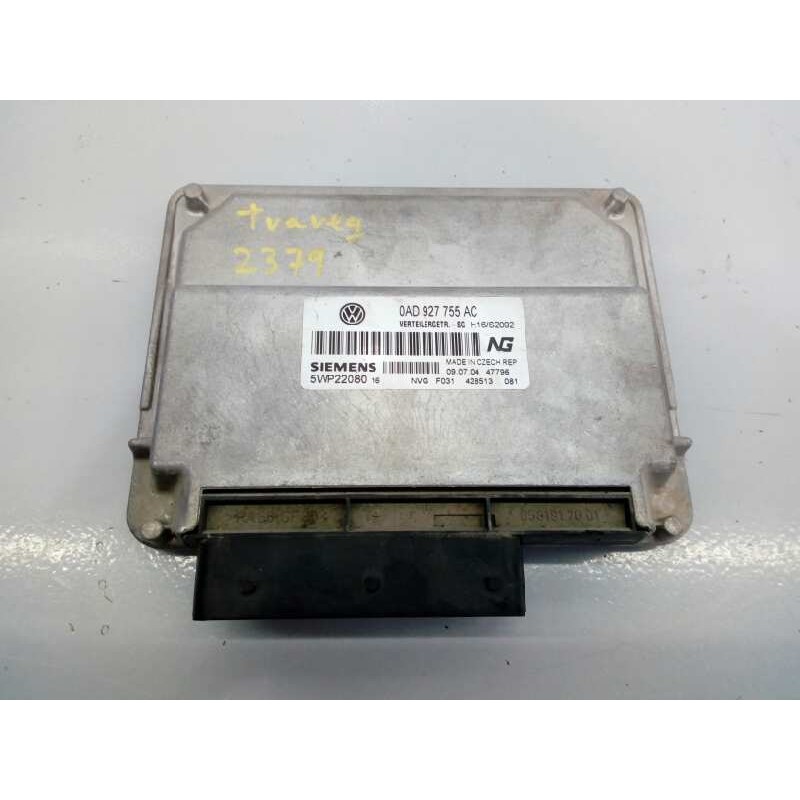 Recambio de centralita motor uce para volkswagen touareg (7la) tdi r5 referencia OEM IAM 0AD927755AC 5WP22080 