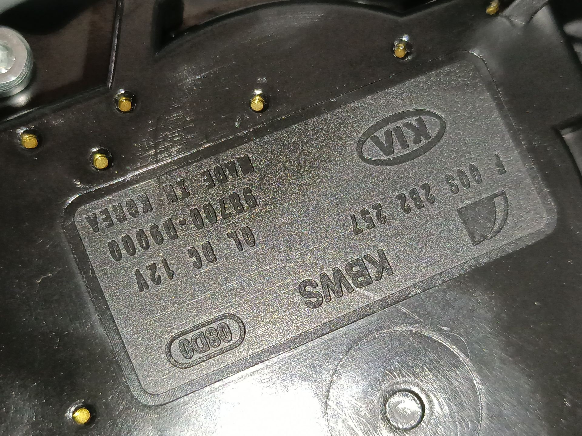 MOTOR LIMPIA TRASERO KIA SPORTAGE 98700D9000 98700D9000
