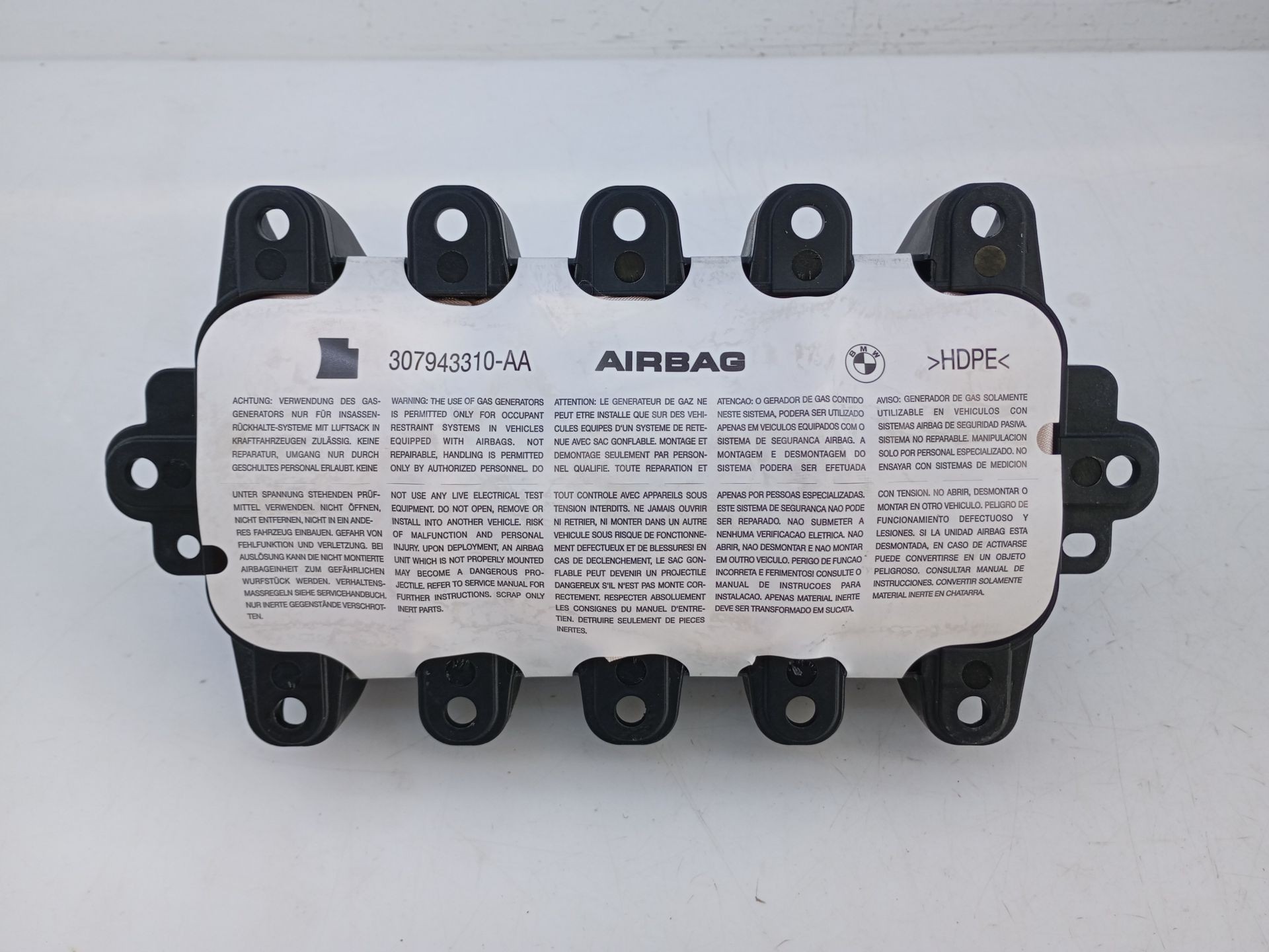 AIRBAG DELANTERO DERECHO MINI CABRIO (F57) 680320101 / E1-B4-51-2 / 309847299AB 680320101E1B4512309847299AB