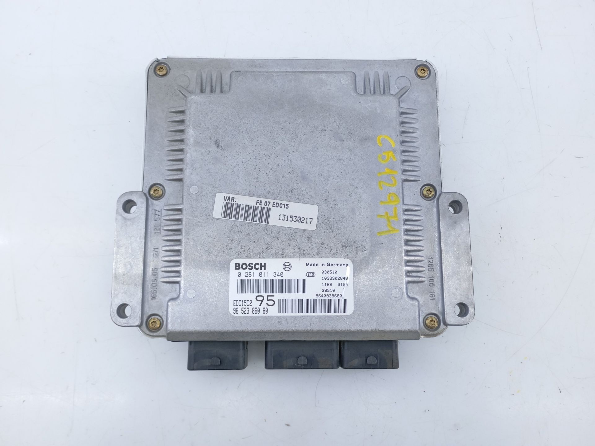 CENTRALITA MOTOR UCE CITROËN C5 BERLINA 9652386080 / E3-B2-44-1 / 0281011340 9652386080E3B24410281011340