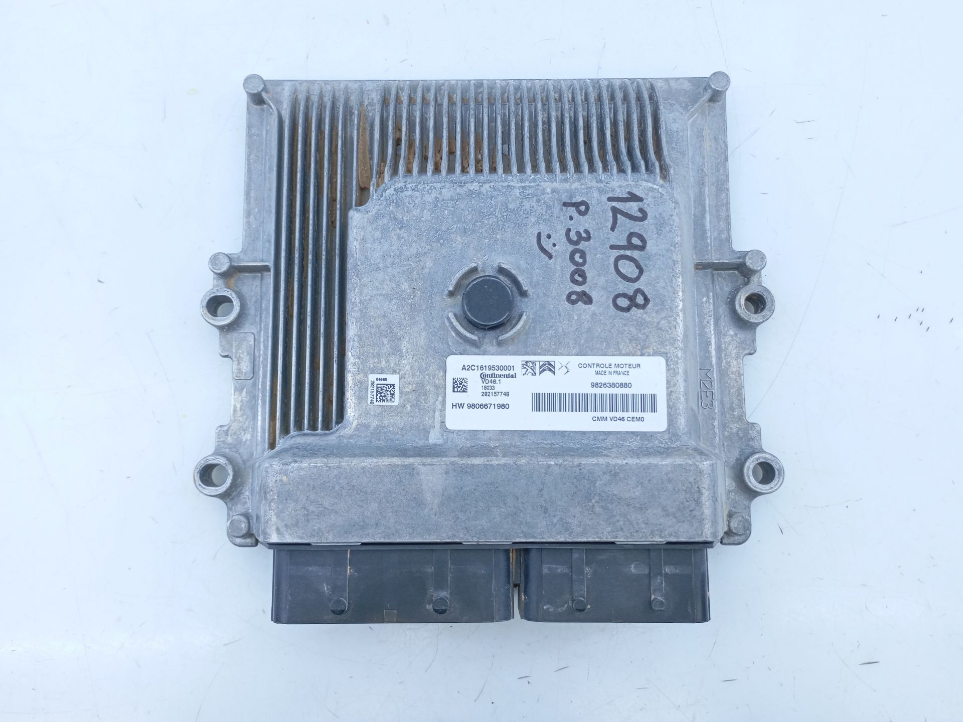 CENTRALITA MOTOR UCE PEUGEOT 3008 9806671980 / E3-B2-26-3 / A2C1619530001 9806671980E3B2263A2C1619530001 - Vista 2