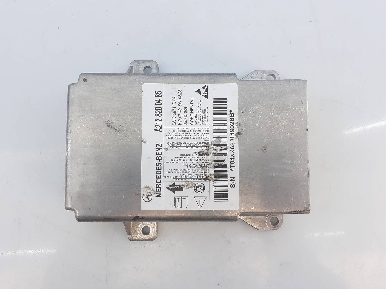 CENTRALITA AIRBAG MERCEDES-BENZ CLASE E (W212) LIM. A2128200485 / E3-A1-3-1 A2128200485E3A131