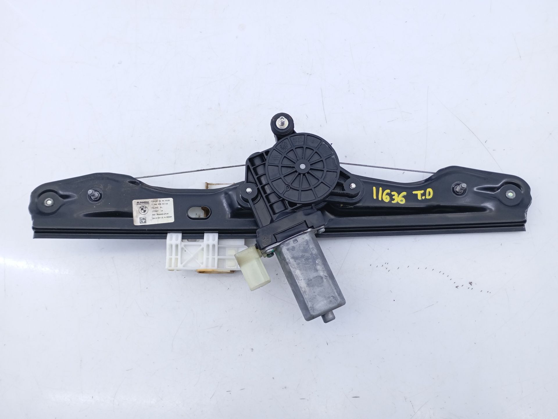 ELEVALUNAS TRASERO DERECHO BMW SERIE 1 LIM. (F20) 7242556 / E1-A3-36-2 7242556E1A3362