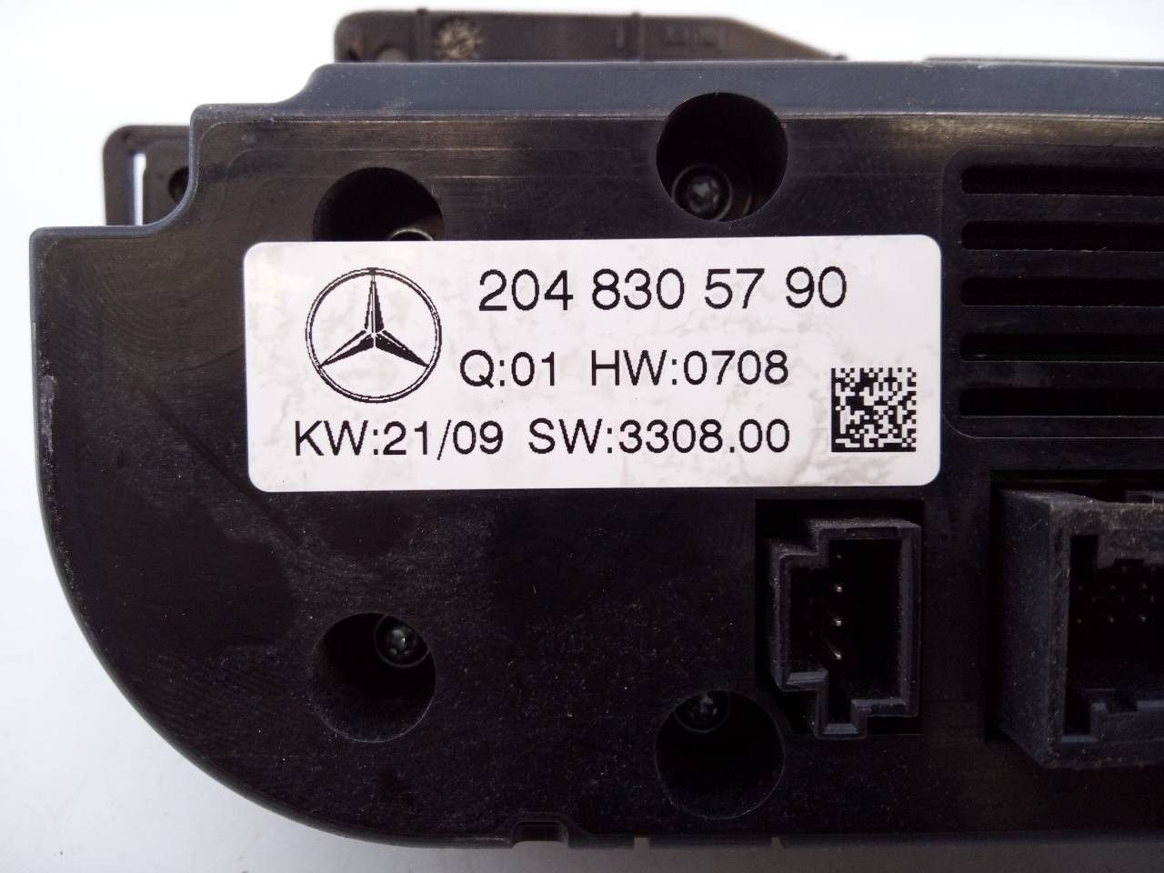 MANDO CLIMATIZADOR MERCEDES-BENZ CLASE C (W204) BERLINA 2048305790 / E3-A1-18-1 2048305790E3A1181 - Vista 2