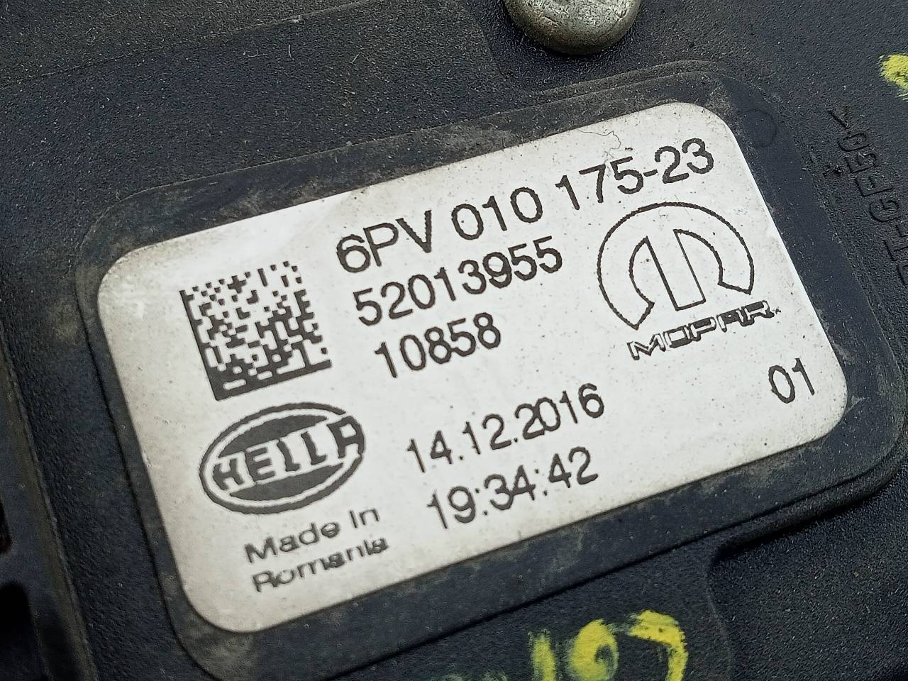 PEDAL ACELERADOR OPEL COMBO D 52013955 / E3-A5-22-2 / 6PV01017523 52013955E3A52226PV01017523 - Vista 2