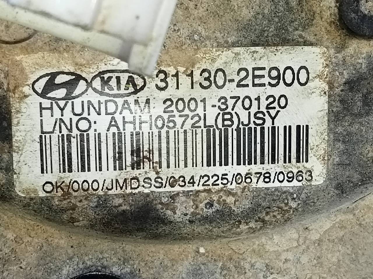 AFORADOR HYUNDAI TUCSON (JM) 311302E900 / P3-A6-2-3 / 2001370120 311302E900P3A6232001370120 - Vista 2