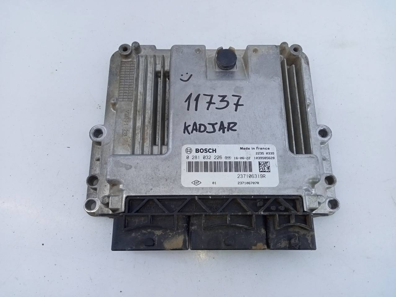 CENTRALITA MOTOR UCE RENAULT KADJAR 237106319R / E2-A1-44-1 / 0281032226 237106319RE2A14410281032226