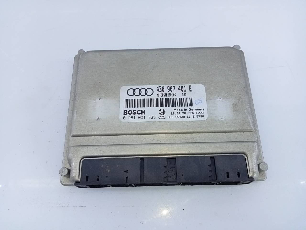 CENTRALITA MOTOR UCE AUDI A6 BERLINA (4B2) 4B0907401E / E2-A1-38-1 / 0281001833 4B0907401EE2A13810281001833