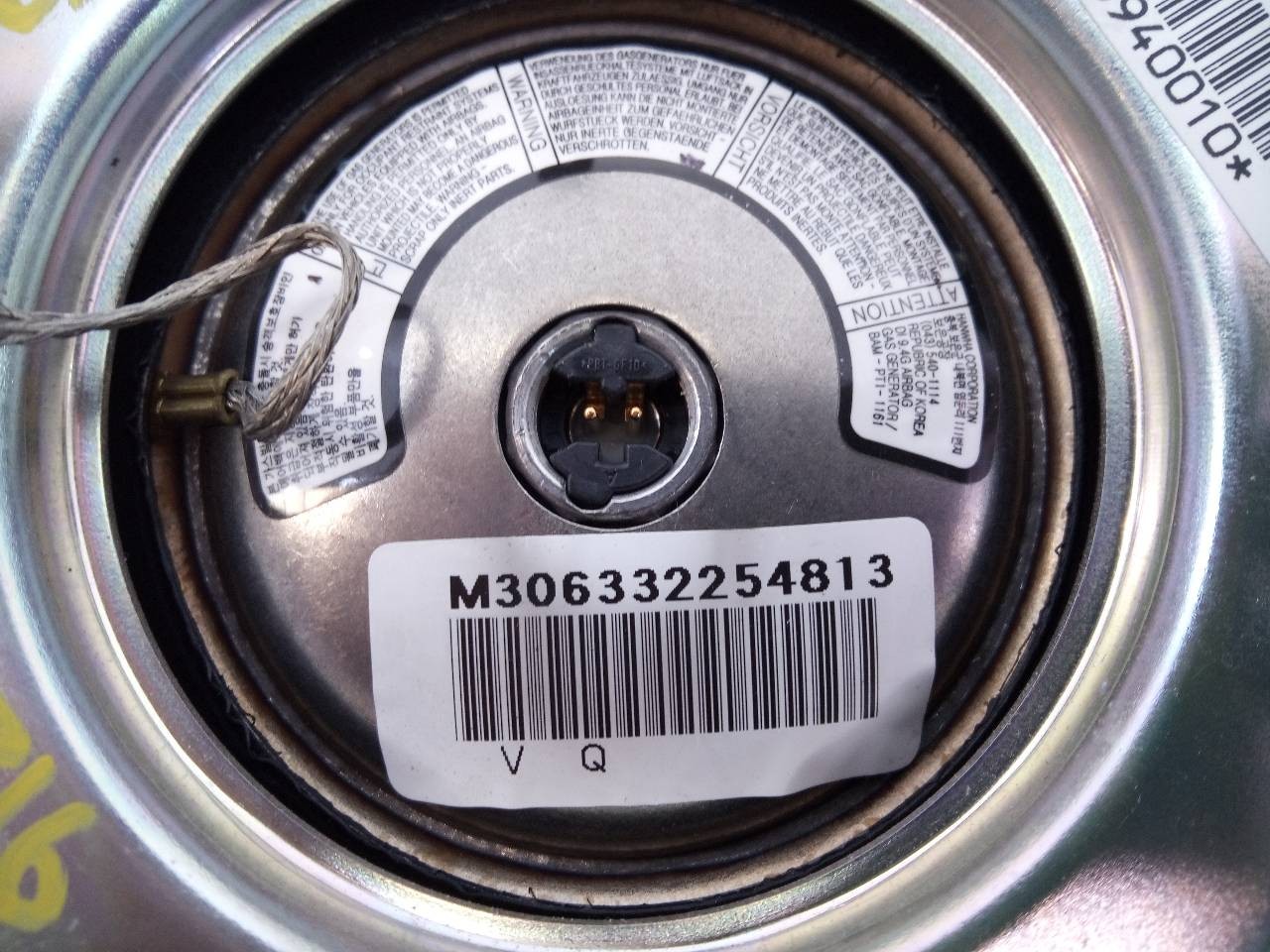 AIRBAG DELANTERO IZQUIERDO KIA CARNIVAL M306332254813 / E2-B5-45-2 M306332254813E2B5452 - Vista 3
