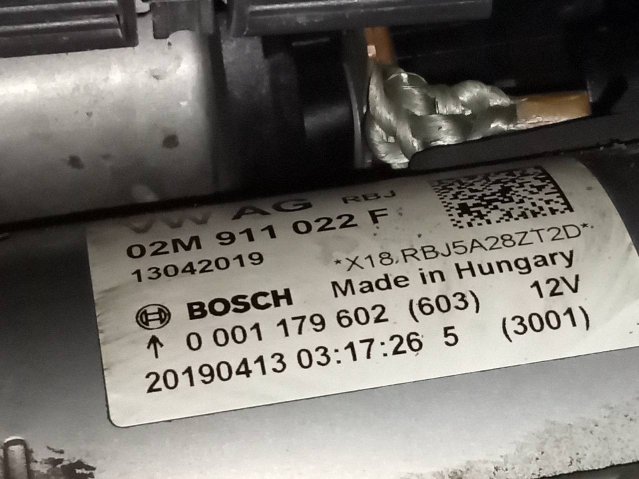 MOTOR ARRANQUE SEAT IBIZA V (KJ1, KJG) 02M911022F 02M911022F - Vista 2