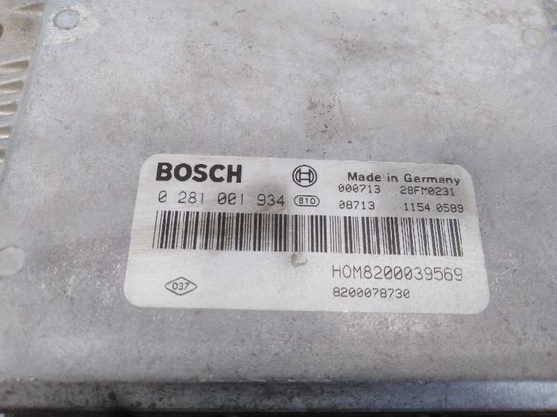 CENTRALITA MOTOR UCE RENAULT SCENIC (JA..) 0281001934 / E2-A1-28-3 / H0M8200039569 0281001934E2A1283H0M8200039569 - Vista 3