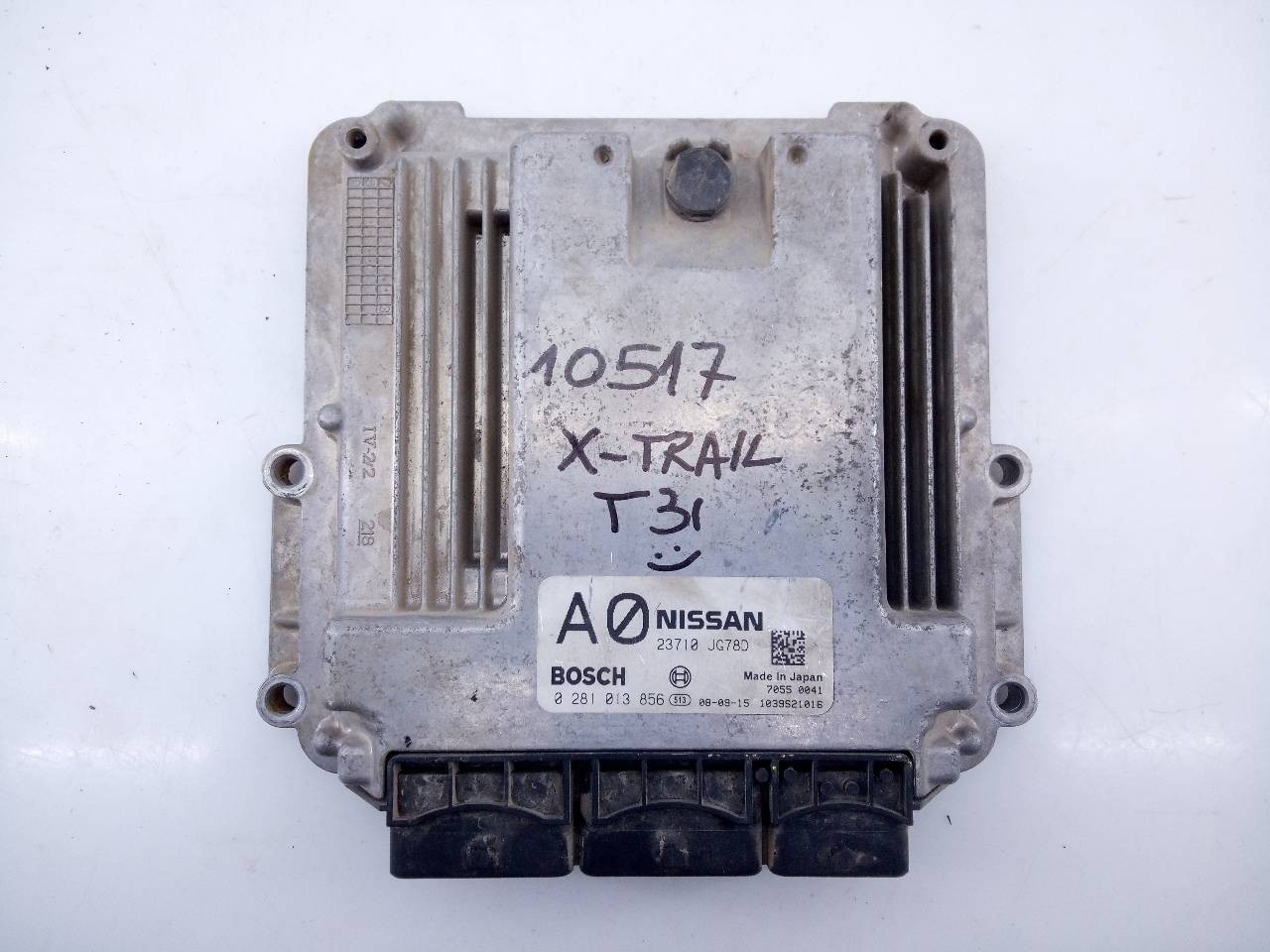 CENTRALITA MOTOR UCE NISSAN X-TRAIL (T31) 23710JG8D / E3-B4-27-1 / 0281013856 23710JG8DE3B42710281013856
