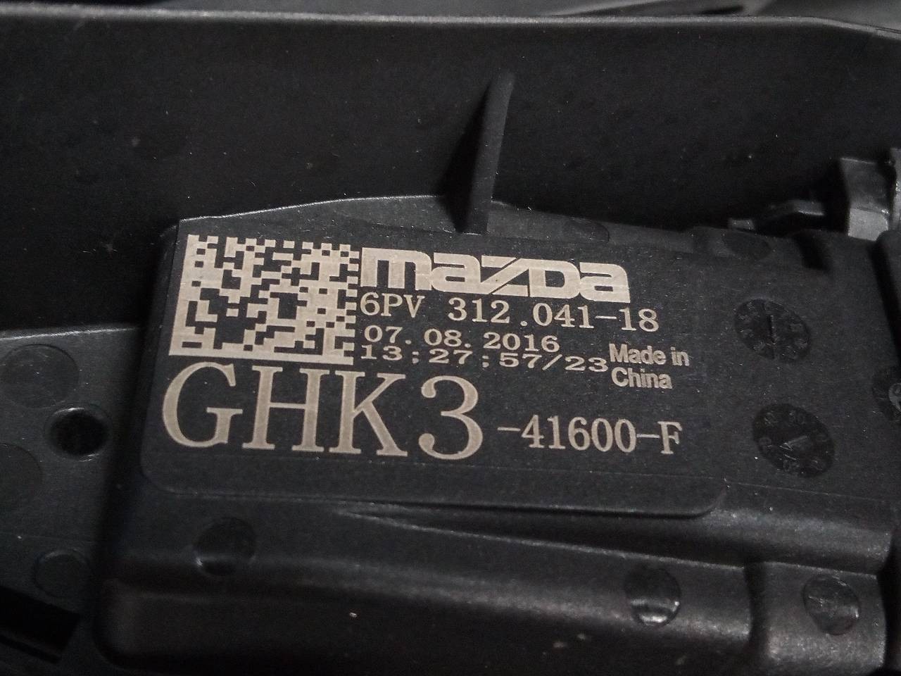 PEDAL ACELERADOR MAZDA 2 LIM. () GHK341600F / 6PV31204118 GHK341600F6PV31204118 - Vista 2
