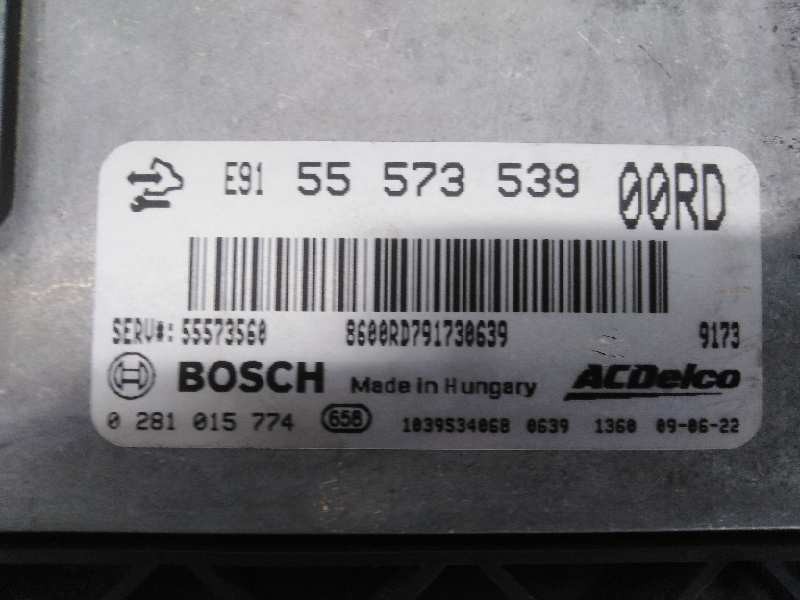 CENTRALITA MOTOR UCE OPEL INSIGNIA BERLINA 55573539 / E3-A5-18-5 / 281015774 55573539E3A5185281015774 - Vista 3