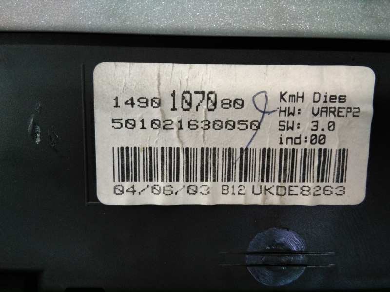 CUADRO INSTRUMENTOS PEUGEOT 807 610583 / E3-B2-31-1 / 1490107080 610583E3B23111490107080 - Vista 3