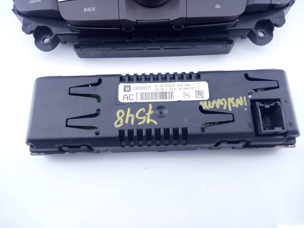 SISTEMA AUDIO / RADIO CD OPEL INSIGNIA BERLINA 13277909 / 13317120 1327790913317120 - Vista 3