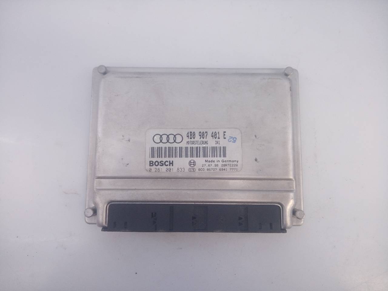 CENTRALITA MOTOR UCE AUDI A6 BERLINA (4B2) 4B0907401E / E2-A1-5-3 / 0281001833 4B0907401EE2A1530281001833