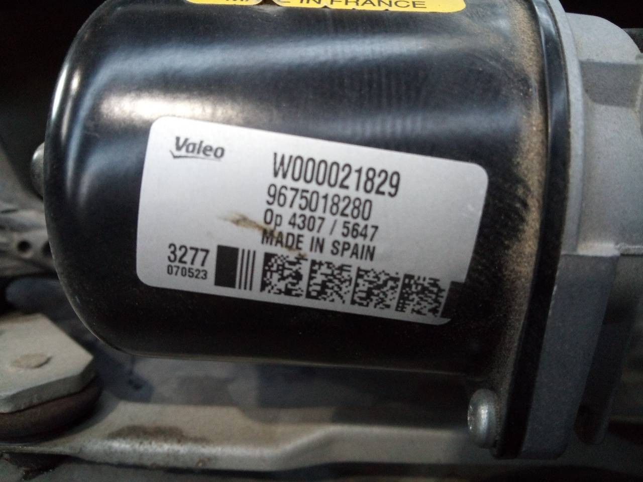 MOTOR LIMPIA DELANTERO CITROËN C-ELYSÉE 9675018280 9675018280 - Vista 2