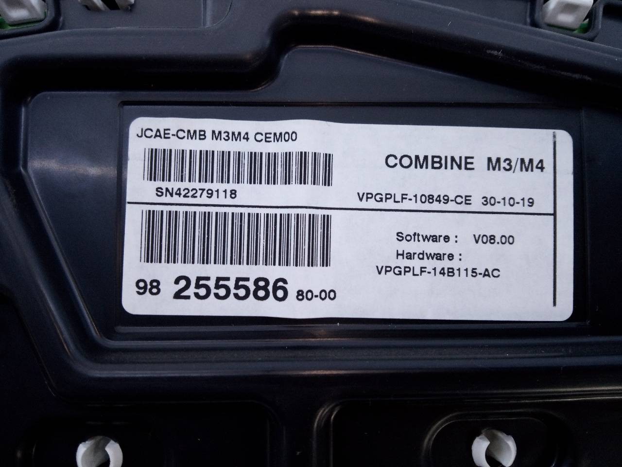 CUADRO INSTRUMENTOS CITROËN C-ELYSÉE 9625558680 / E3-B2-50-4 9625558680E3B2504 - Vista 2