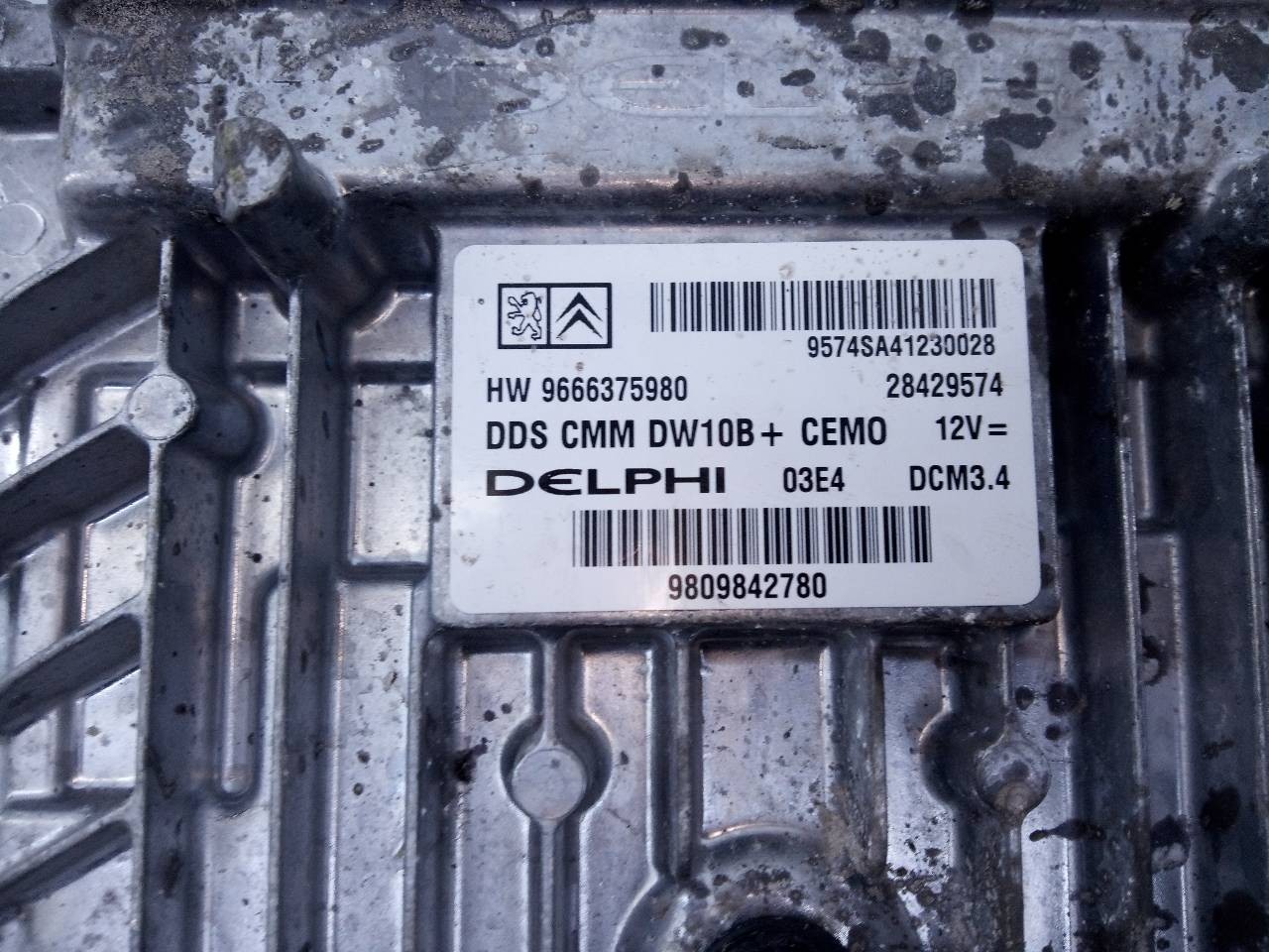 CENTRALITA MOTOR UCE PEUGEOT 508 9666375980 / E3-B2-49-3 / 98009842780 9666375980E3B249398009842780 - Vista 2