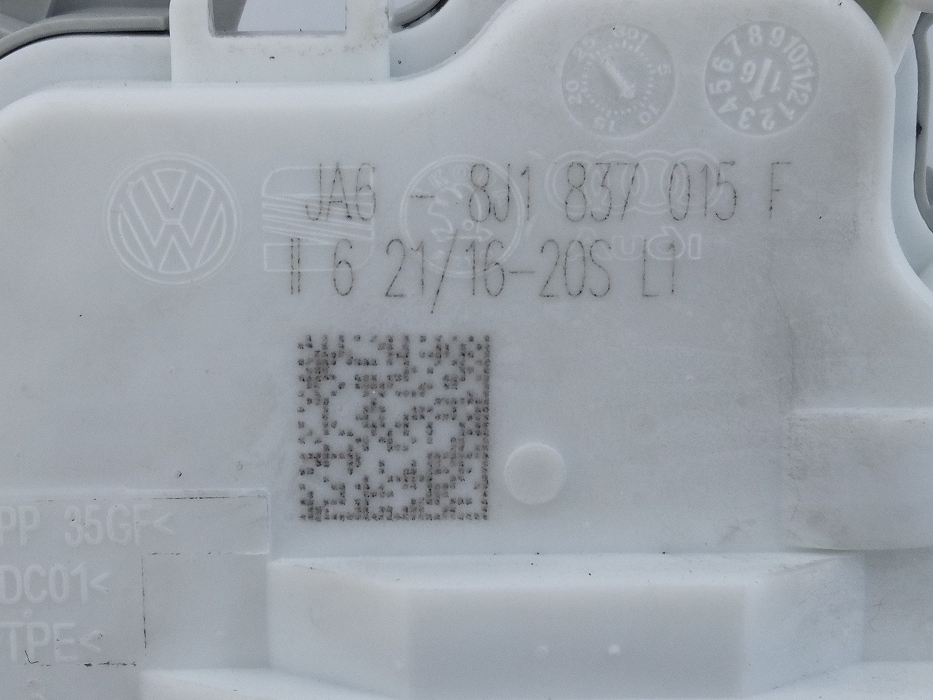CERRADURA PUERTA DELANTERA IZQUIERDA AUDI A6 BERLINA (4GC) 8J1837015F / E1-B6-52-2 8J1837015FE1B6522 - Vista 3