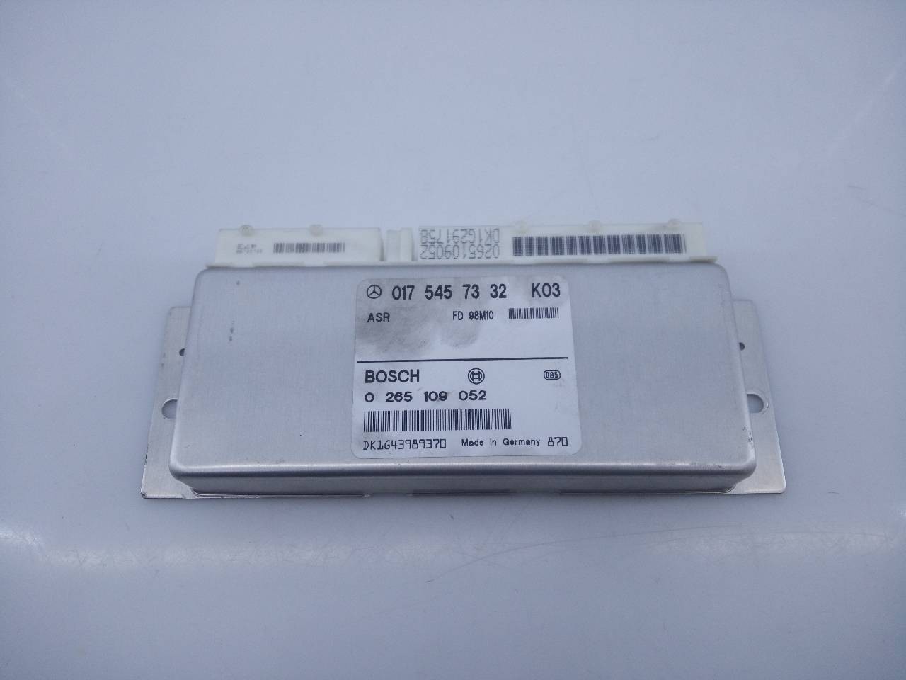 CENTRALITA INMOVILIZADOR MERCEDES-BENZ CLASE E (W210) FAMILIAR 0175457332 / E3-A1-8-7 / 0265109052 0175457332E3A1870265109052