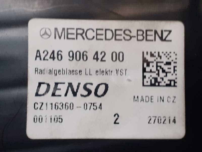 VENTILADOR CALEFACCION MERCEDES-BENZ CLASE A (W176) A2469064200 / E3-A1-2-7 / 011500085 A2469064200E3A127011500085 - Vista 2