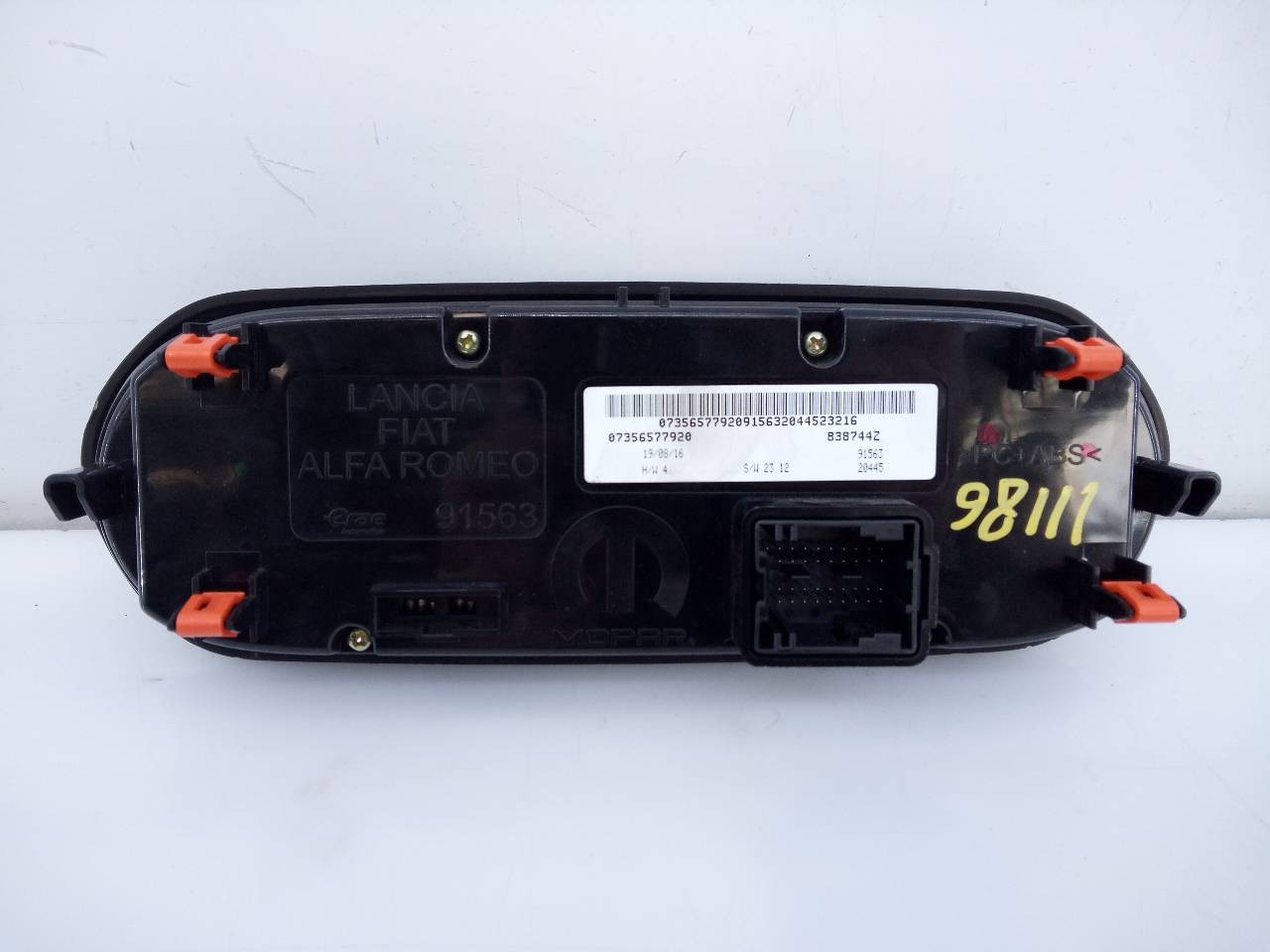 MANDO CLIMATIZADOR JEEP RENEGADE 07356577920 / E3-B6-22-2 / 838744Z 07356577920E3B6222838744Z - Vista 3