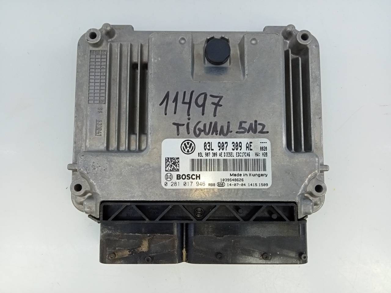 CENTRALITA MOTOR UCE VOLKSWAGEN TIGUAN (5N2) 03L907309AE / E2-A1-39-7 / 0281017946 03L907309AEE2A13970281017946