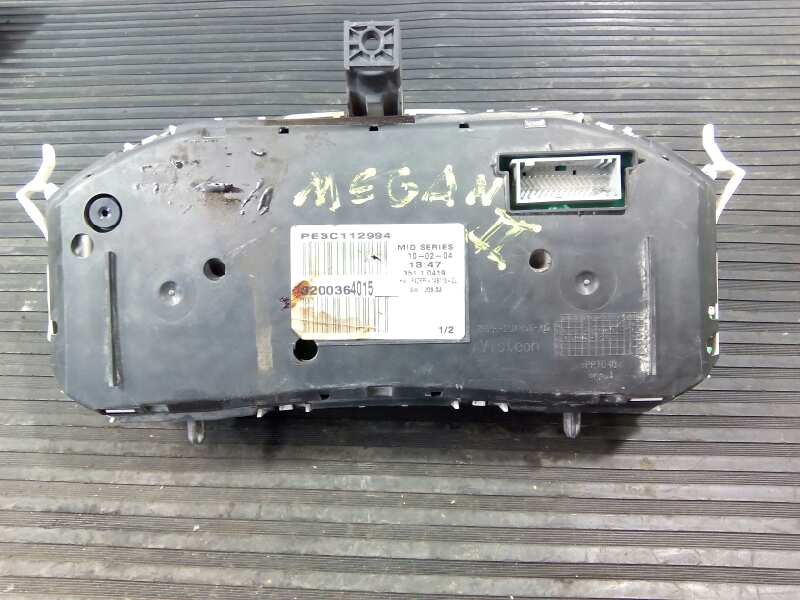 CUADRO INSTRUMENTOS RENAULT MEGANE II BERLINA 3P 8200364015 / E1-A1-19-3 8200364015E1A1193 - Vista 2