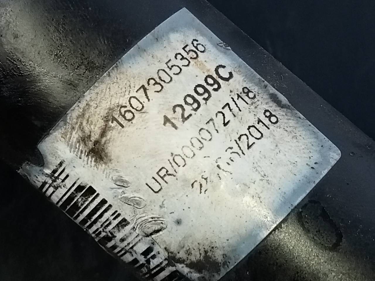TRANSMISION DELANTERA DERECHA FIAT DOBLO 1607305356 / P1-B6-24 / 12999C 1607305356P1B62412999C - Vista 2