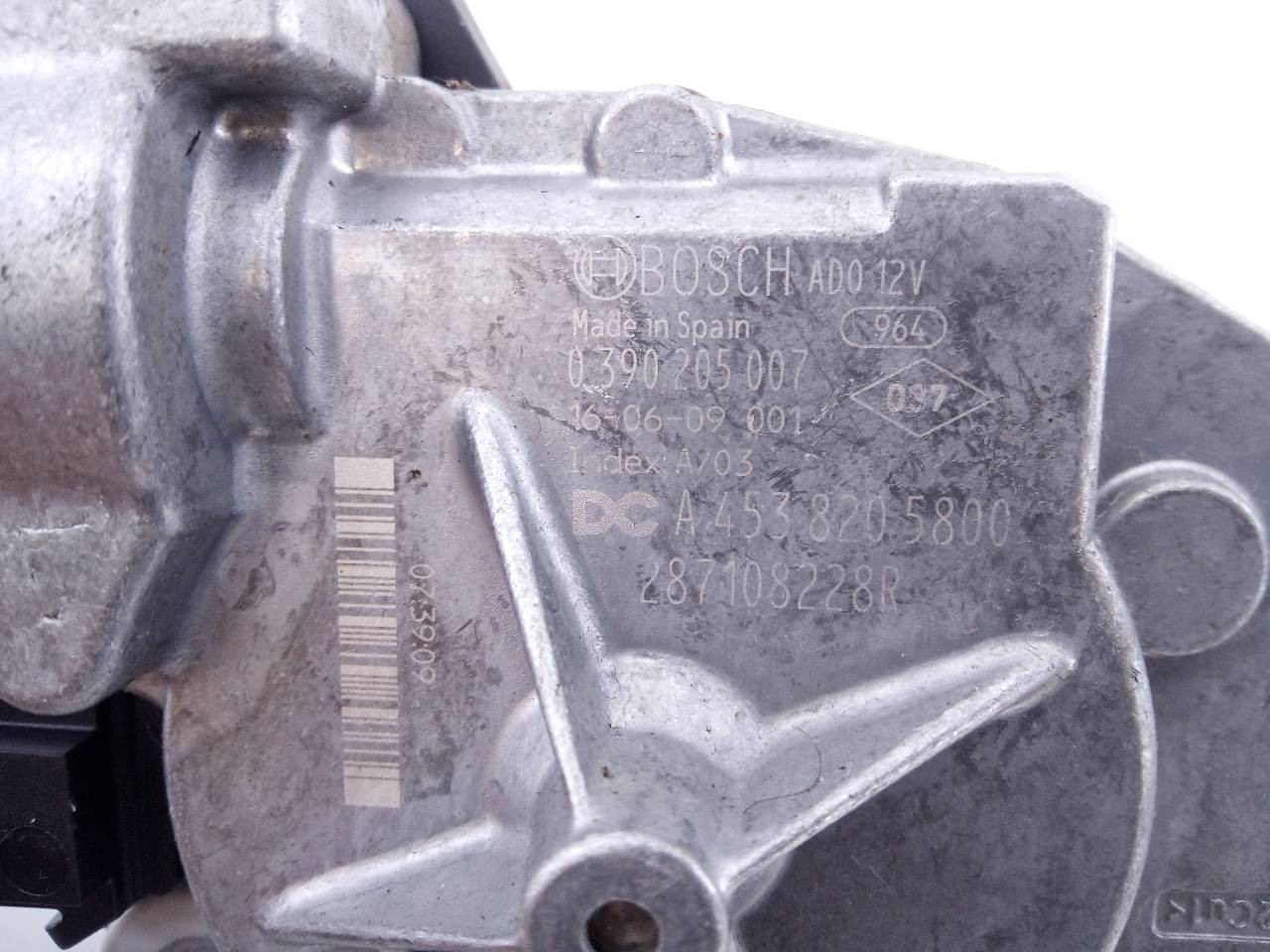 MOTOR LIMPIA TRASERO RENAULT KADJAR 287108228R / E1-A1-39-1 / 0390205007 287108228RE1A13910390205007 - Vista 2