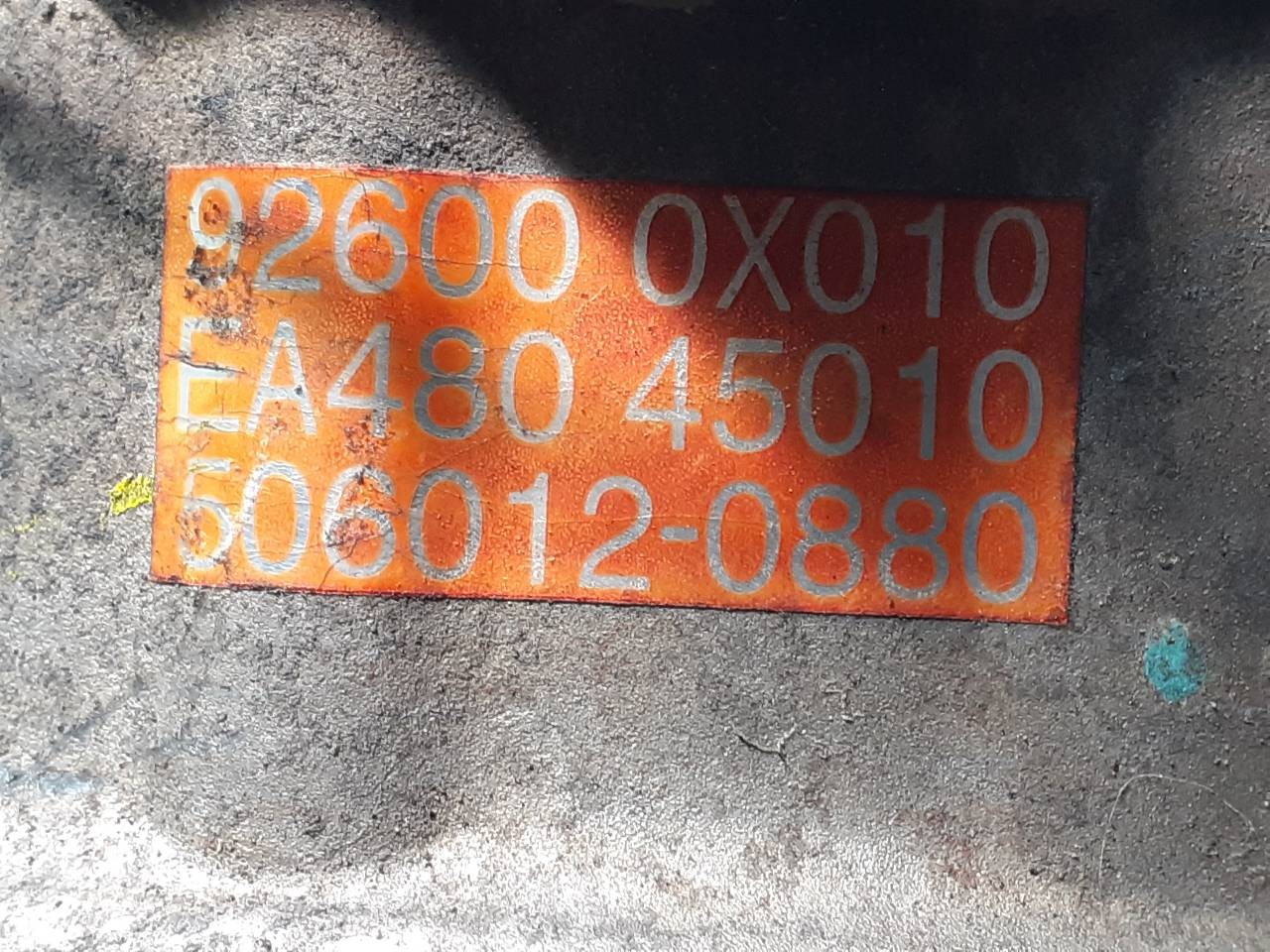 COMPRESOR AIRE ACONDICIONADO NISSAN TERRANO/TERRANO.II (R20) 926000X010 / P3-A1-24-3 / 5060120880 926000X010P3A12435060120880 - Vista 3