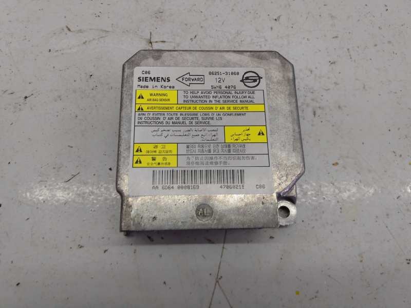 CENTRALITA AIRBAG SSANGYONG ACTYON 8625131060 / E3-A3-18-3 / 47060215 8625131060E3A318347060215