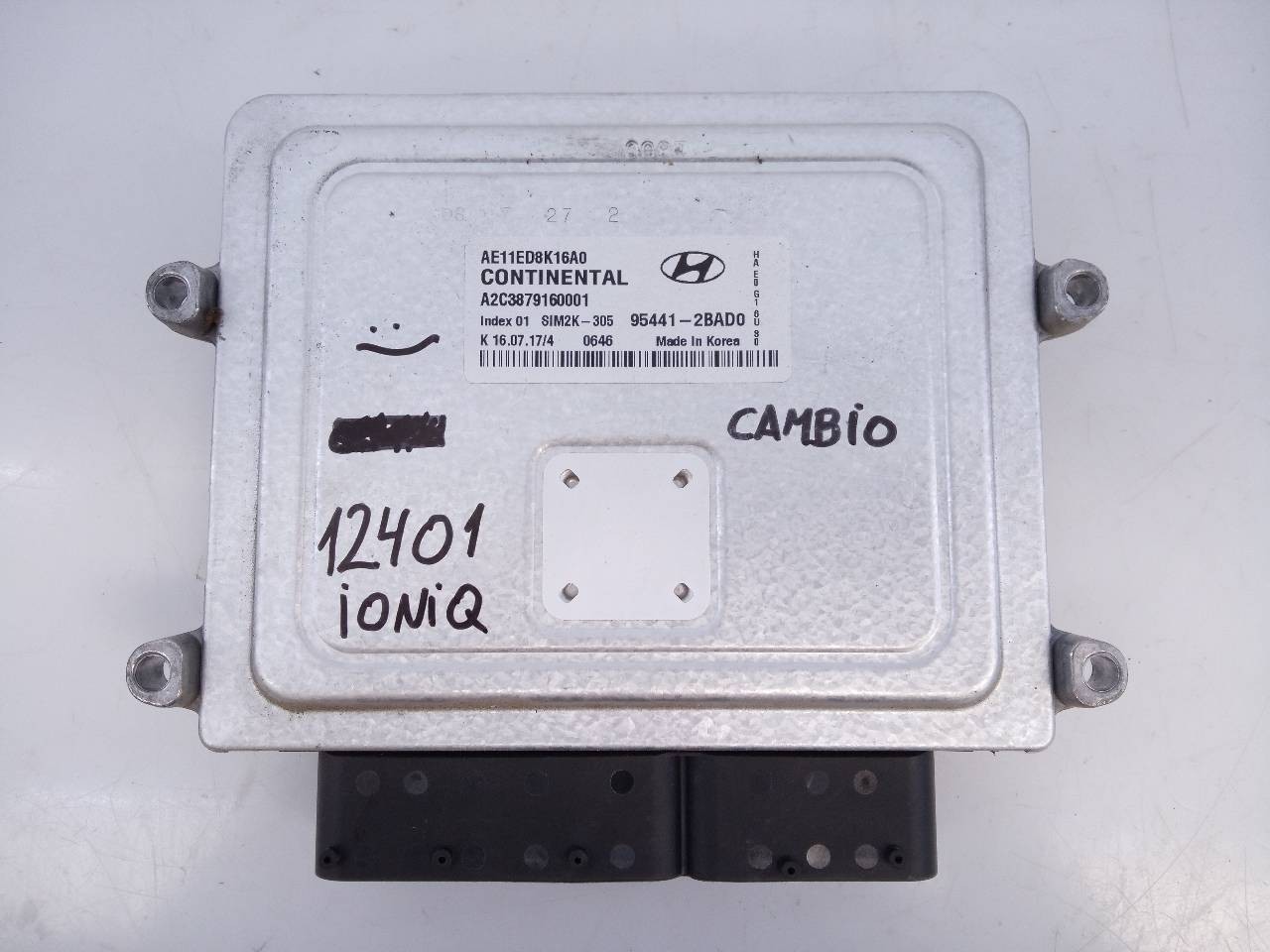 CENTRALITA INMOVILIZADOR HYUNDAI IONIQ 954412BAD0 / E3-A3-39-2 / A2C3879160001 954412BAD0E3A3392A2C3879160001