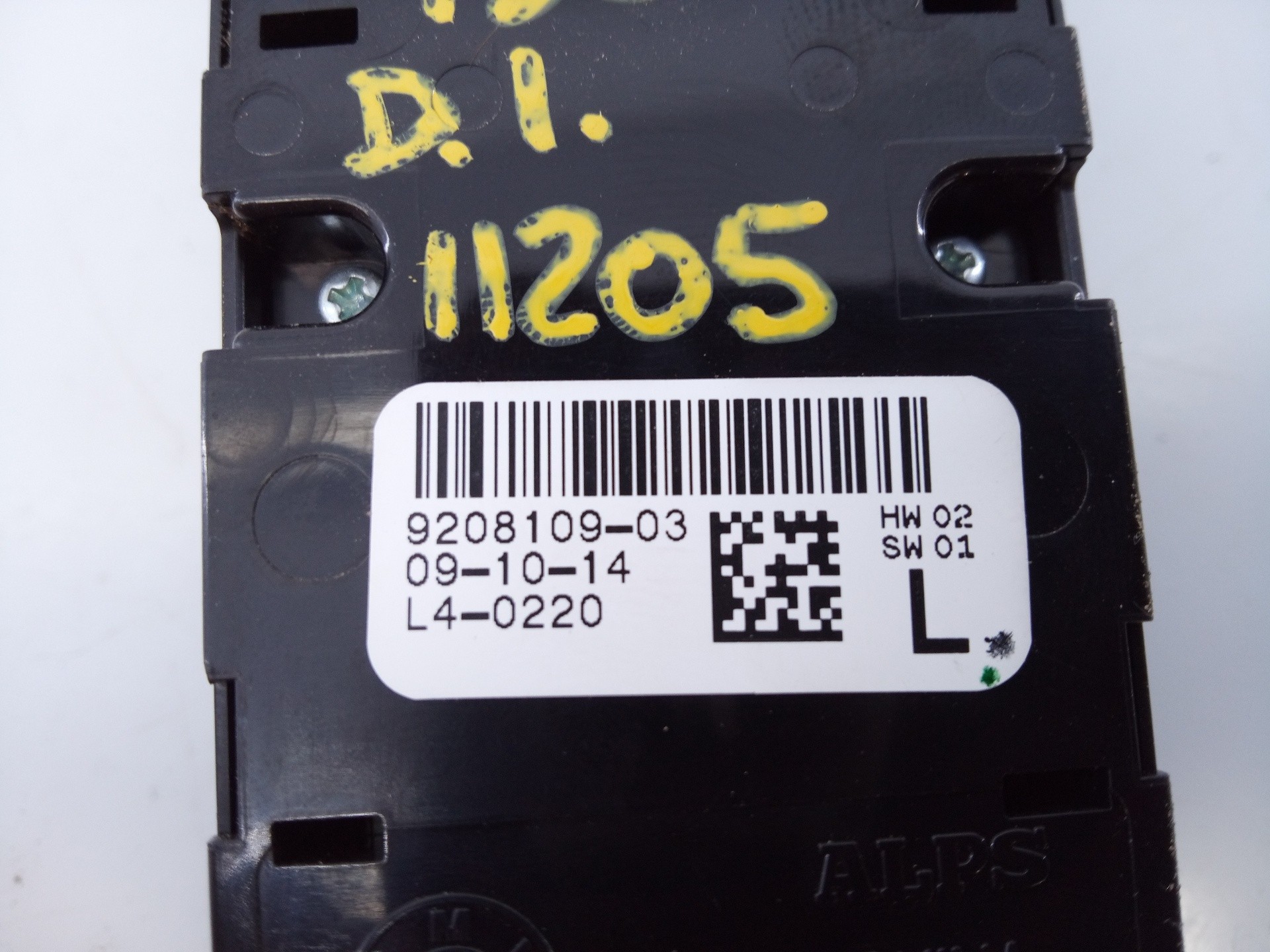 MANDO ELEVALUNAS DELANTERO IZQUIERDO BMW SERIE 3 LIM. (F30) 920810903 / E3-A2-24-1 920810903E3A2241 - Vista 3