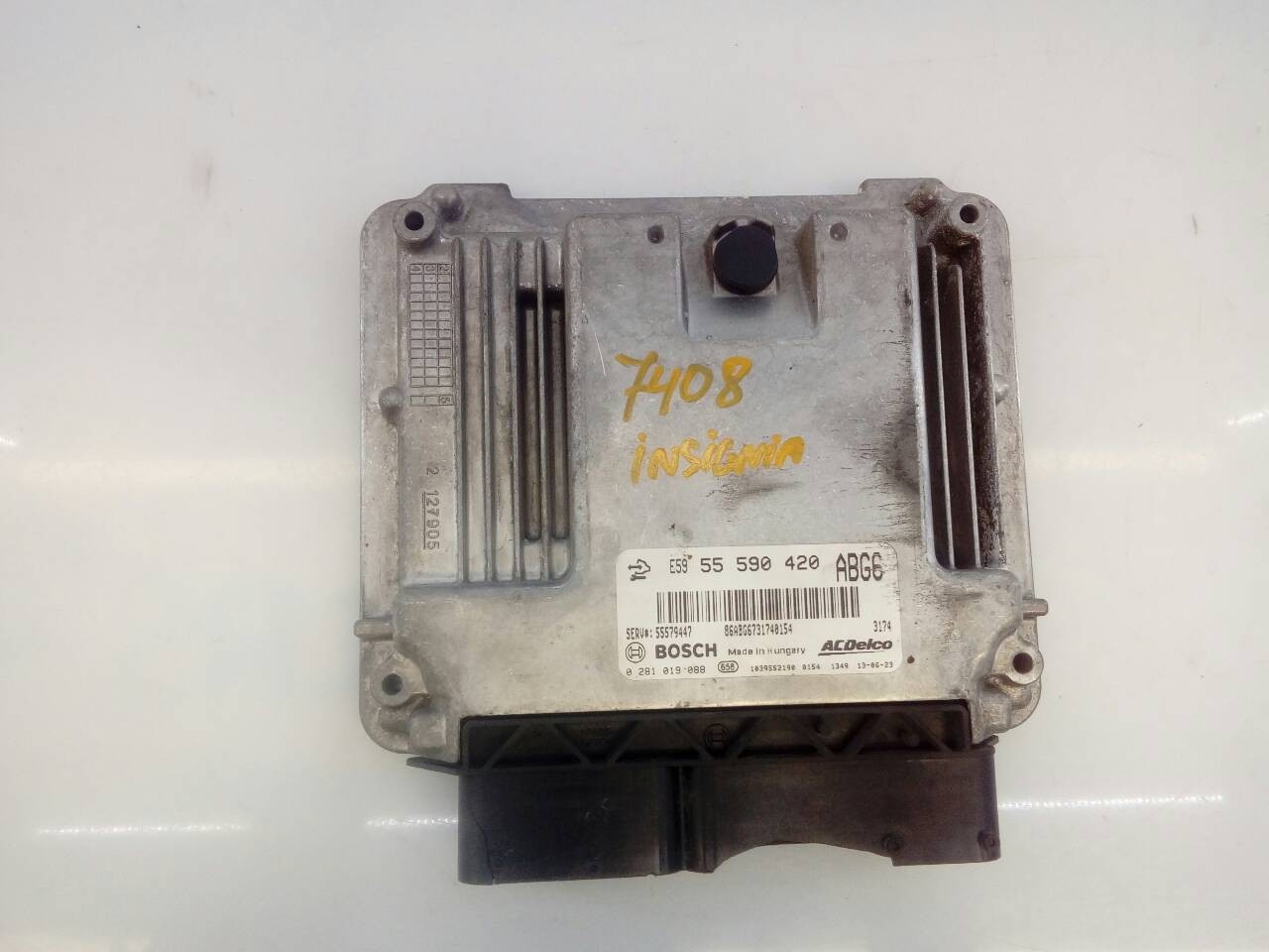 CENTRALITA MOTOR UCE OPEL INSIGNIA BERLINA 0281019088 / E3-A5-4-2 / 55590420 0281019088E3A54255590420