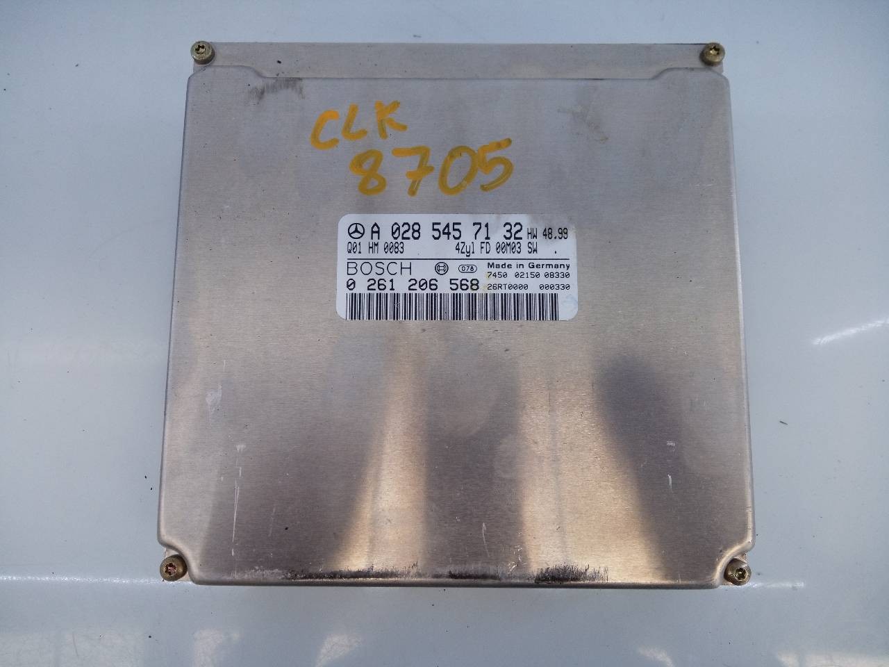 CENTRALITA MOTOR UCE MERCEDES-BENZ CLASE CLK (W208) CABRIO A0285457132 / E3-A1-9-2 / 0261206568 A0285457132E3A1920261206568