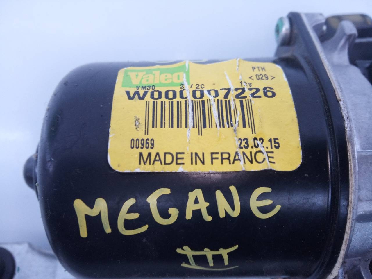 MOTOR LIMPIA DELANTERO RENAULT MEGANE III BERLINA 5 P W000007226 / E1-A1-4-2 W000007226E1A142 - Vista 3