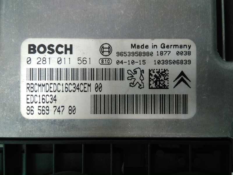 CENTRALITA MOTOR UCE CITROËN C5 BERLINA 0281011561 / E3-B2-31-1 / 9656974780 0281011561E3B23119656974780 - Vista 3