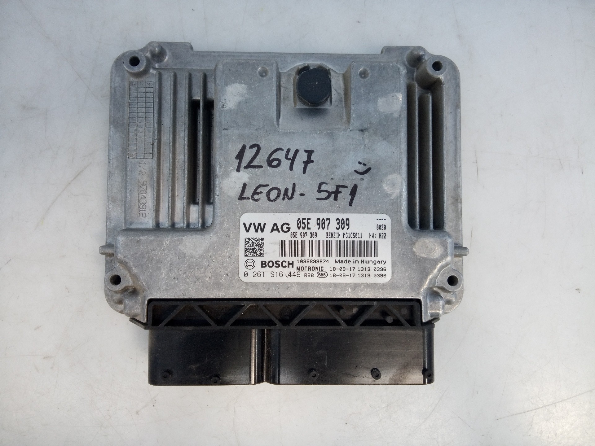 CENTRALITA MOTOR UCE SEAT LEON (5F1) 05E907309 / E2-A1-45-1 / 0261S16449 05E907309E2A14510261S16449 - Vista 3