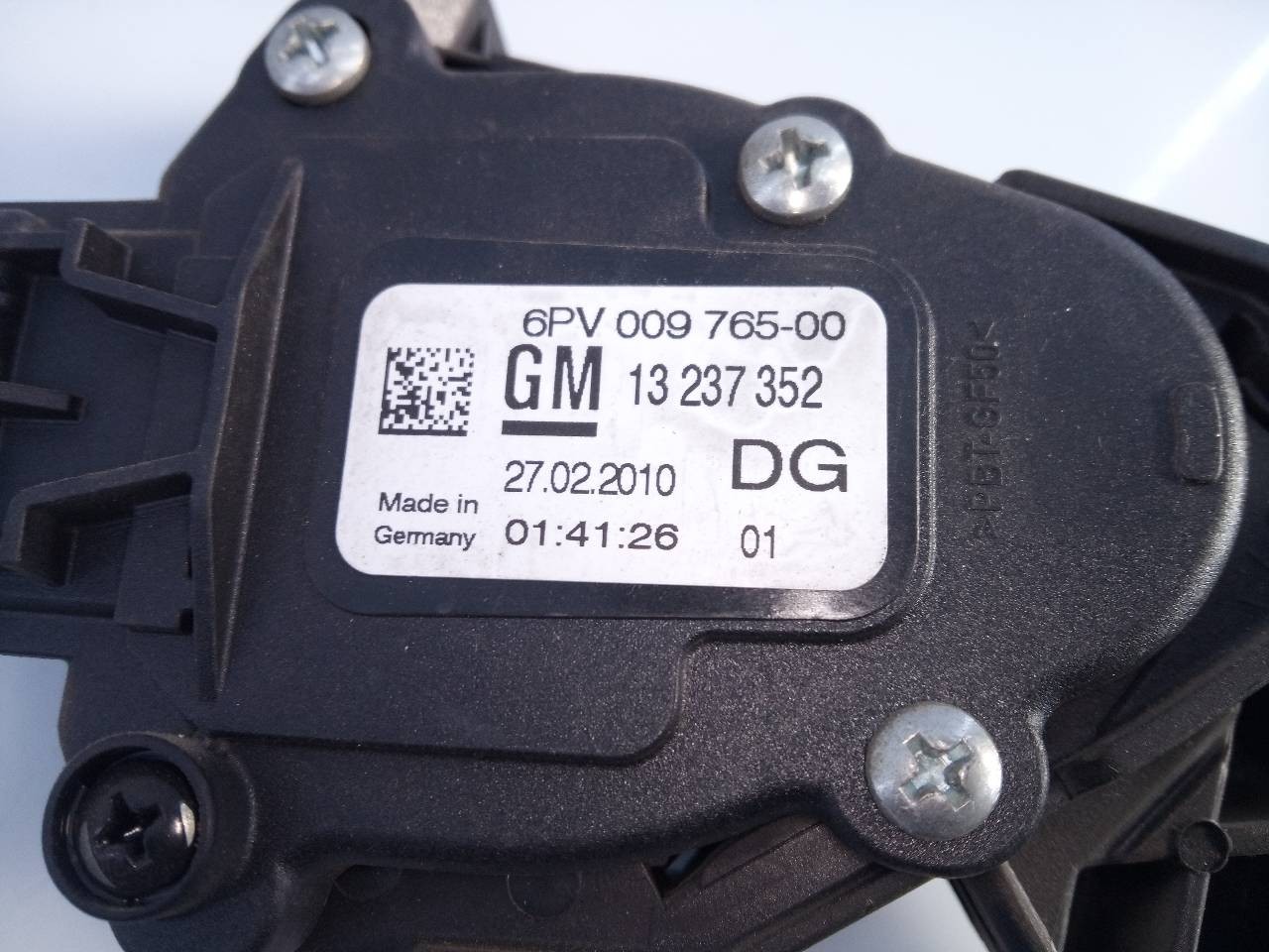 PEDAL ACELERADOR OPEL INSIGNIA BERLINA 13237352 / E3-A5-29-3 / 6PV00976500 13237352E3A52936PV00976500 - Vista 3