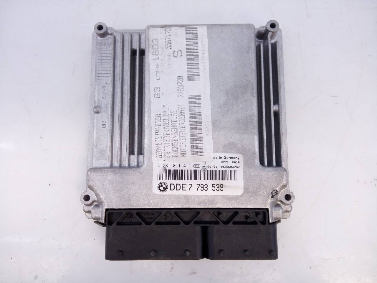CENTRALITA MOTOR UCE BMW SERIE 3 COMPACT (E46) DDE7793539 / E3-A2-34-1 / 0281011411 DDE7793539E3A23410281011411 - Vista 2