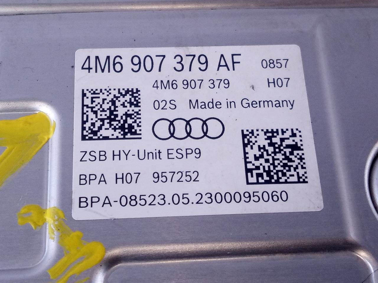ABS VOLKSWAGEN TOUAREG 4M6614517BB / P3-A8-28-2 / 23052633448 4M6614517BBP3A828223052633448 - Vista 2