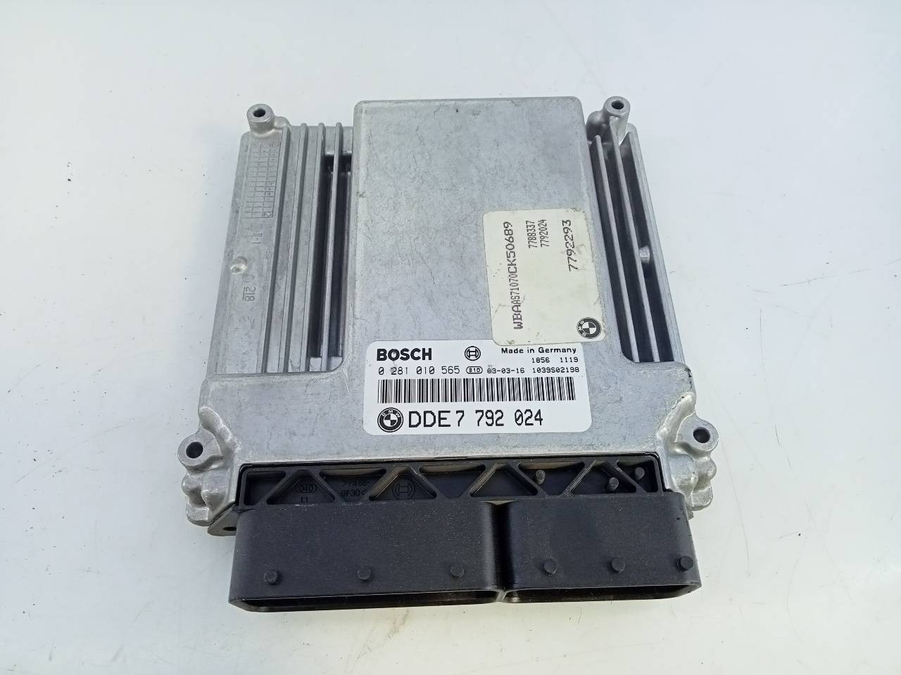 CENTRALITA MOTOR UCE BMW SERIE 3 BERLINA (E46) 77920254 / E3-A2-24-1 / 0281010565 77920254E3A22410281010565