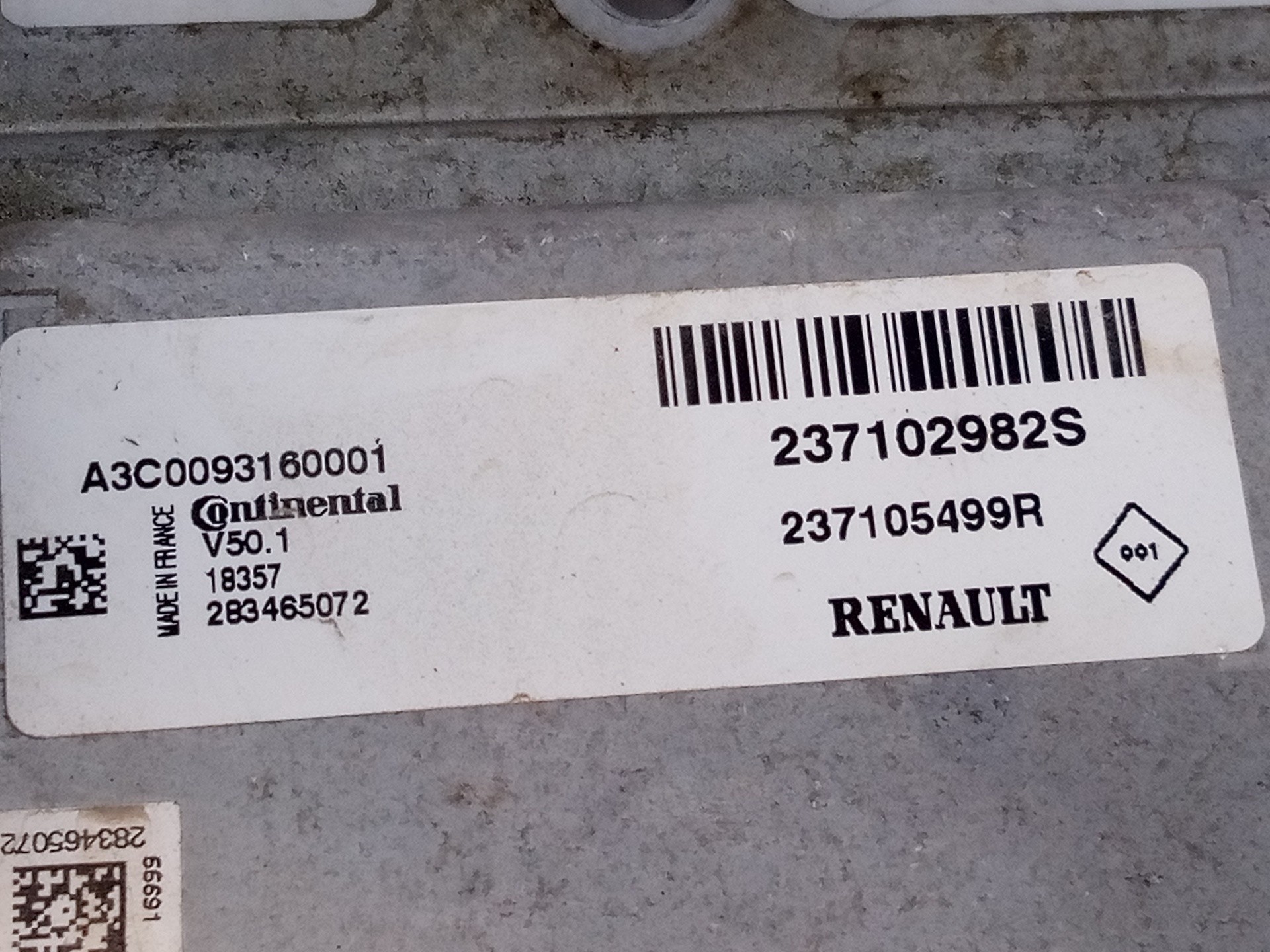 CENTRALITA MOTOR UCE DACIA SANDERO 237102982S / E2-A1-45-1 / 237105499R 237102982SE2A1451237105499R - Vista 3
