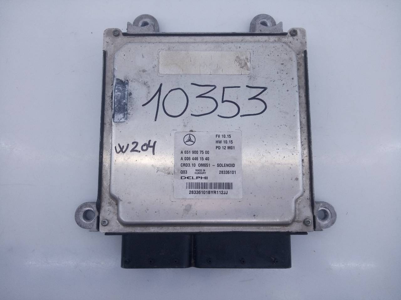 CENTRALITA MOTOR UCE MERCEDES-BENZ CLASE C (W204) LIM. A6519007500 / E3-A1-4-4 / A0064461540 A6519007500E3A144A0064461540