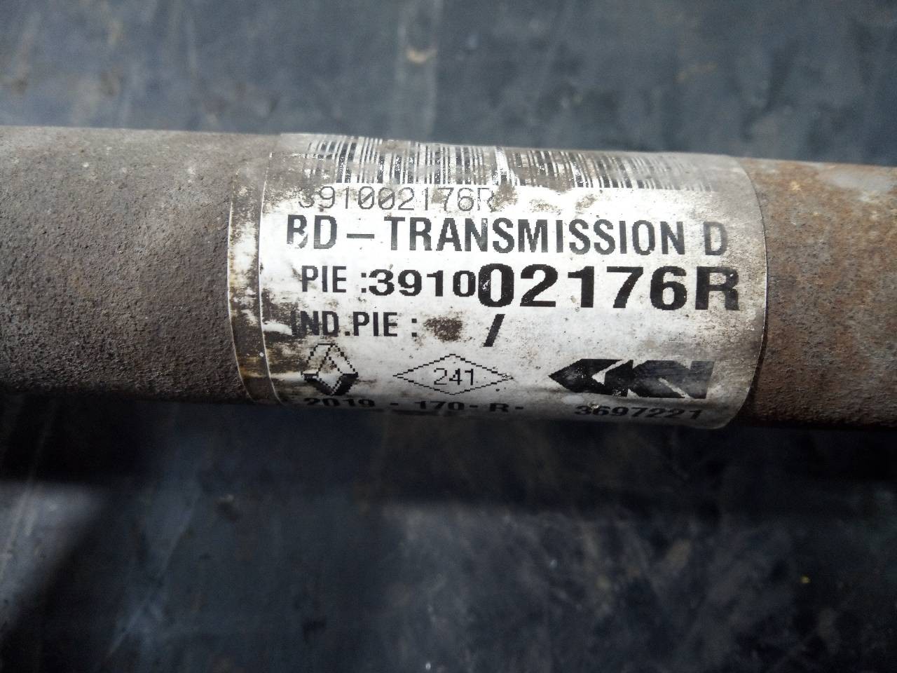 TRANSMISION DELANTERA DERECHA NISSAN NV 400 391002176R / P1-B6-34 391002176RP1B634 - Vista 2